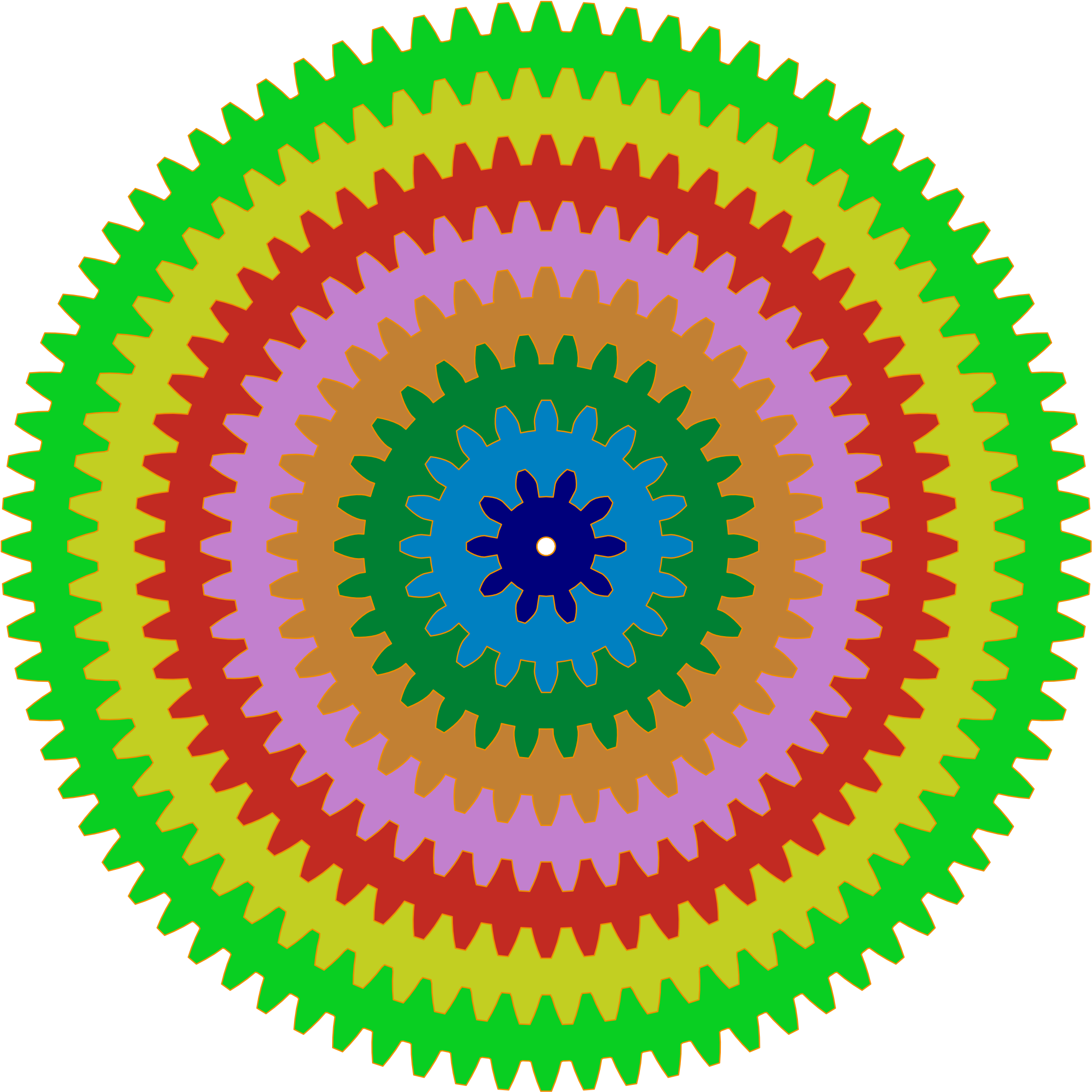 Free Vector Colorful Gears Clip Art - Tamiya 53703 Df-02 Spur Gear (67t) (2400x2400)