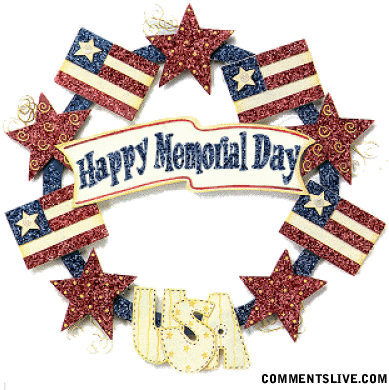 Happy Memorial Day Graphic - Memorial Day (400x395)