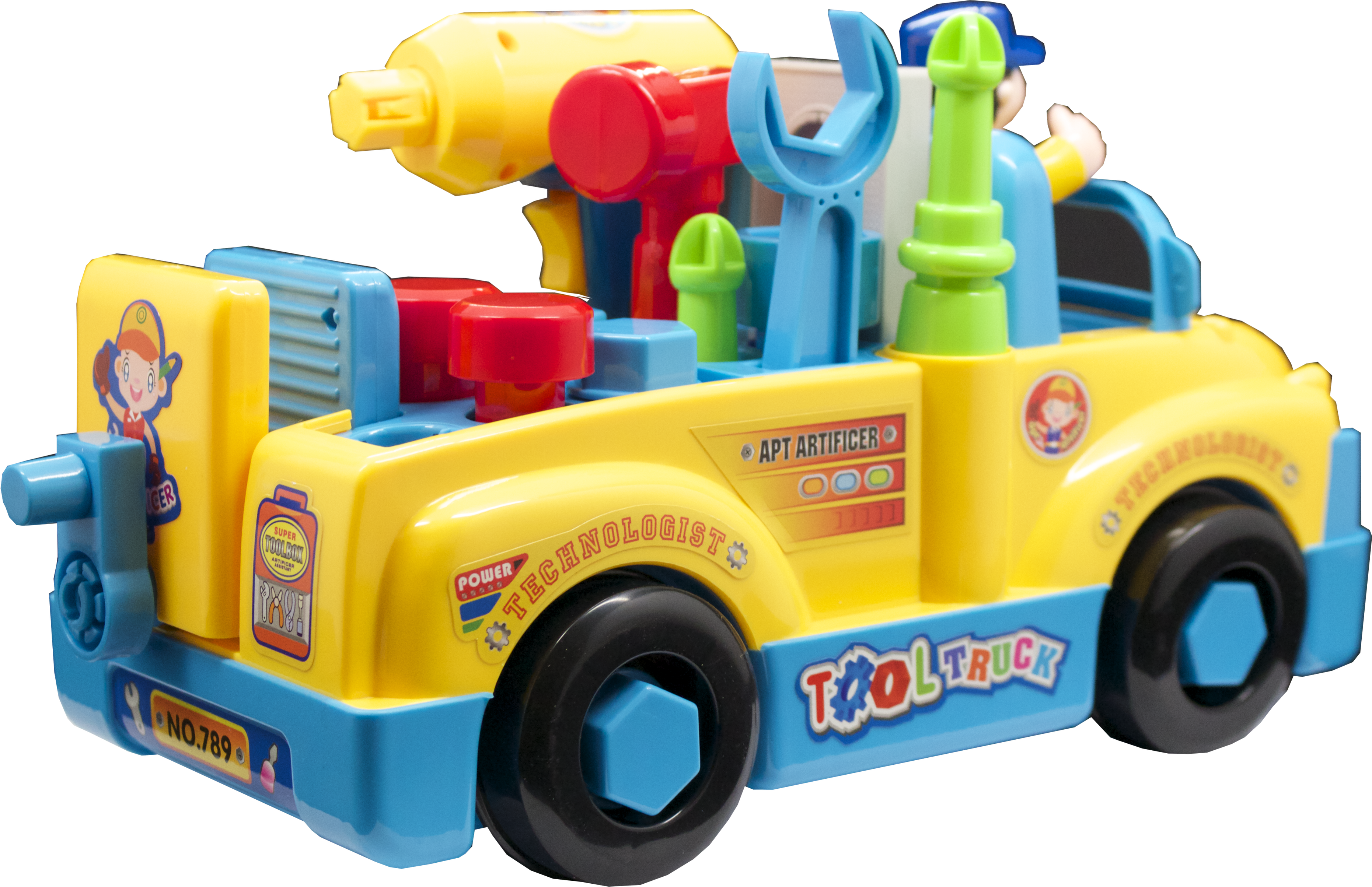 Take Apart Truck Toys With Power Tools For Preschool - Tool Truck (3926x2613)