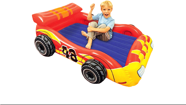Colchon Coche - Play Center Intex Car With Balls (624x425)