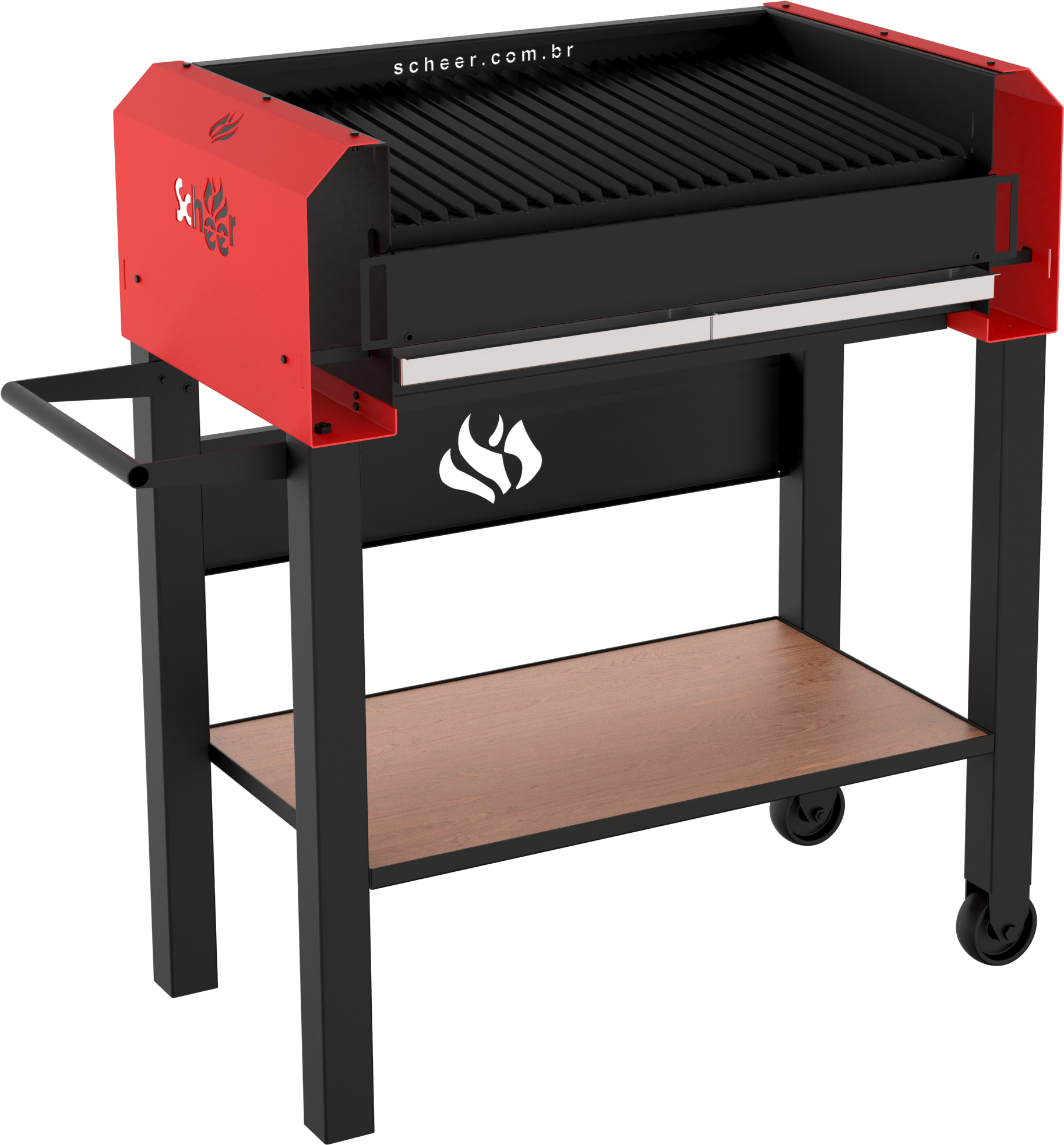Grelha Parrilla No Melhor Estilo De Churrasco Porteño - Steel (3000x3000)