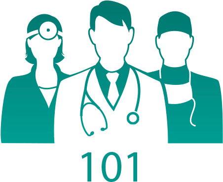 Get Ongoing Educational Training With Our State Of - Healthcare Professional Blue Icon (500x520)