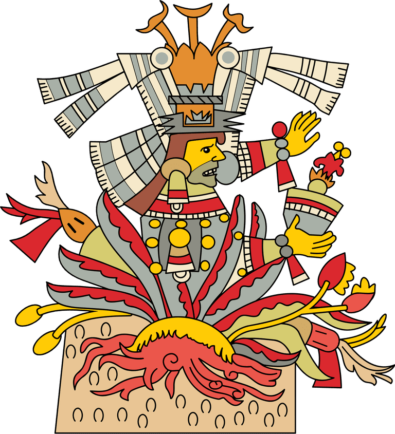 Aztec Clipart Aztec Princess - Book Of Chilam Balam Of Chumayel (768x845)