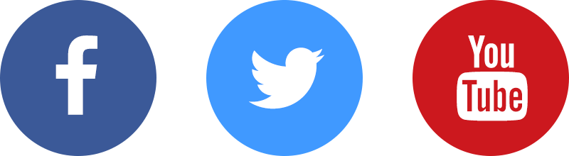 Twitter Video Upload - Facebook Twitter Youtube Icons Png (800x220)