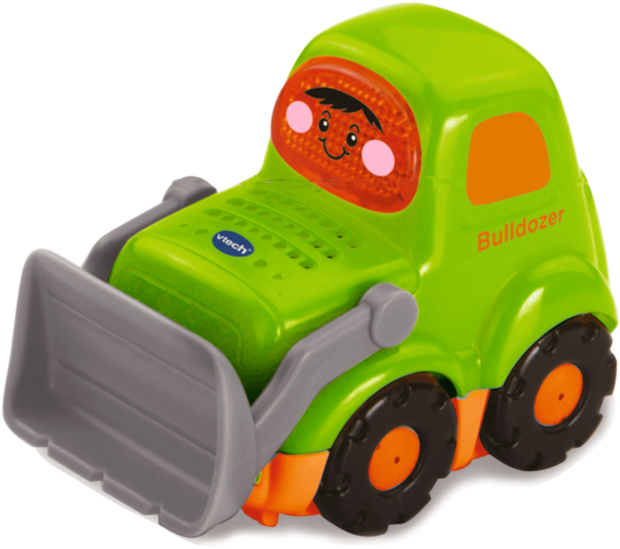 Toot-toot Kisautók Traktor - Go! Go! Smart Wheels - Bulldozer By Vtech (600x600)