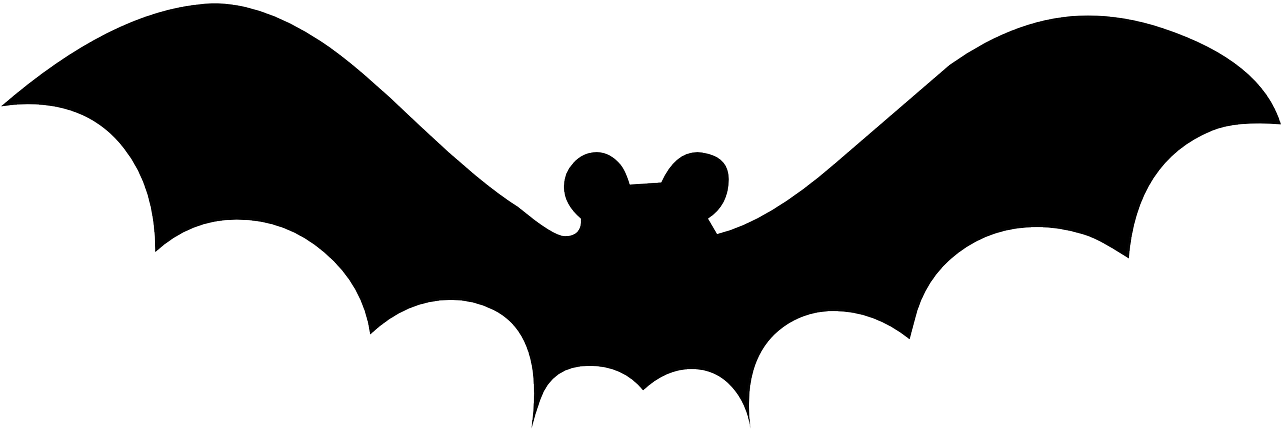 Similar Clip Art - Bat Clip Art (1280x640)