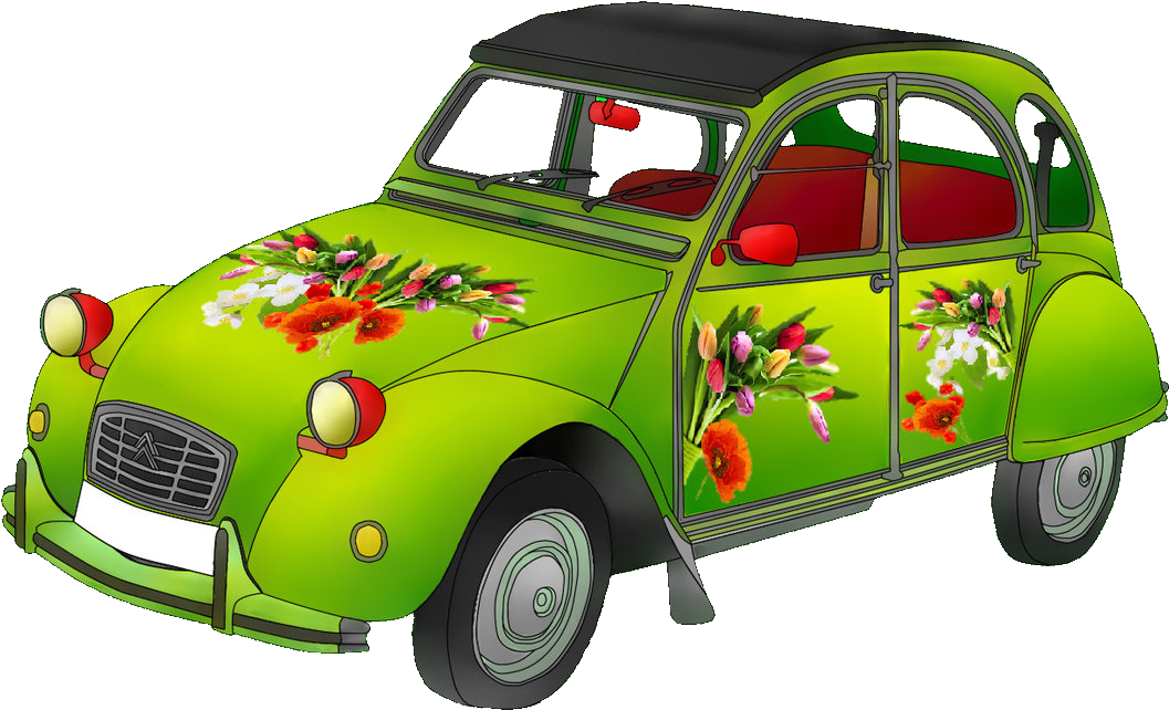 Stamps, Icons, Animations And Customizations On Citroen - Citroën 2cv (1107x721)