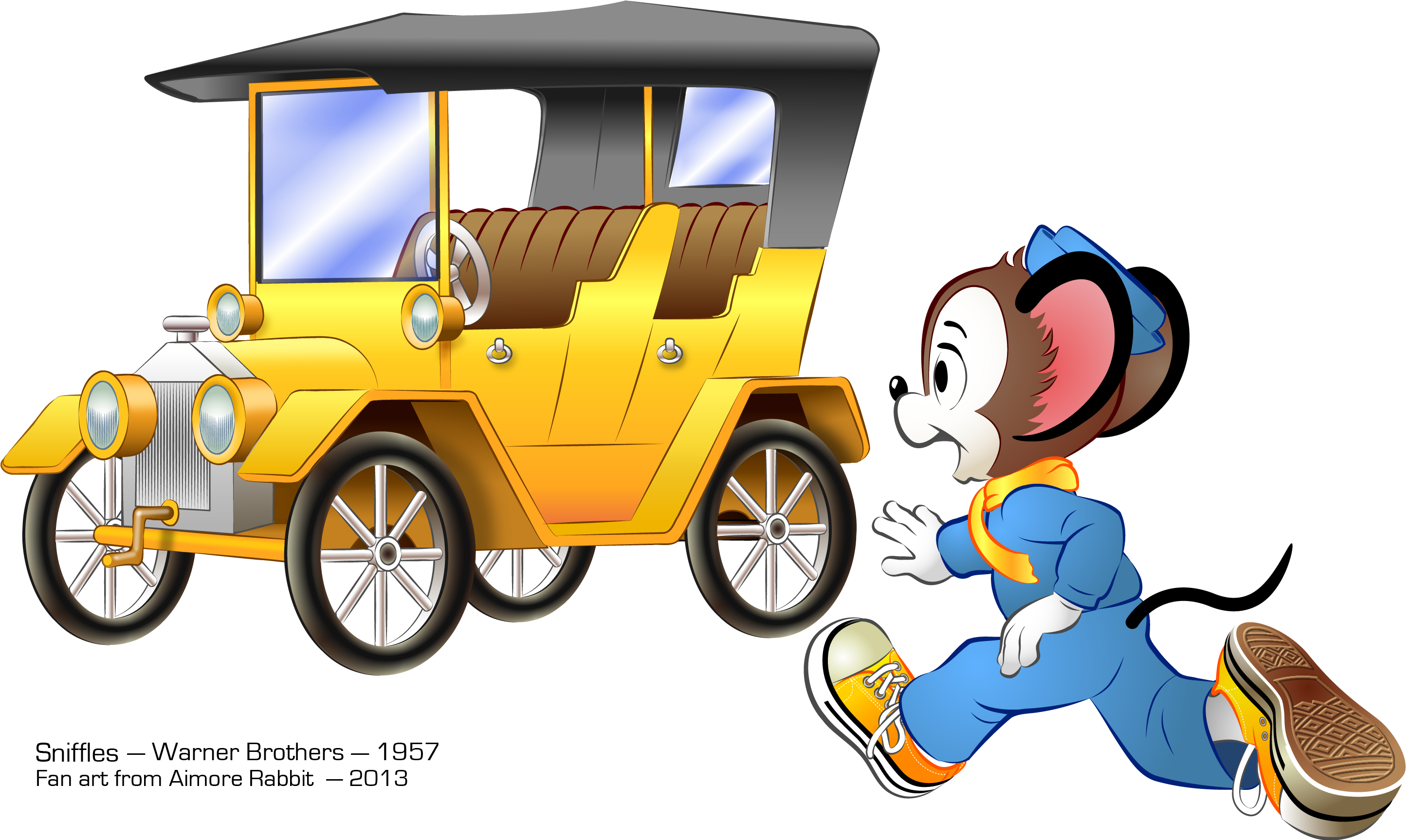 Fan Art, Sniffles, - Sniffles Mouse (3012x1941)