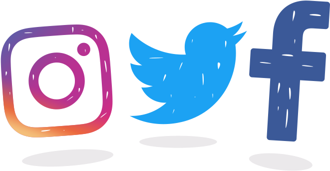 Twitter Bird Transparent Background Download - Twitter Facebook Instagram Png (680x400)