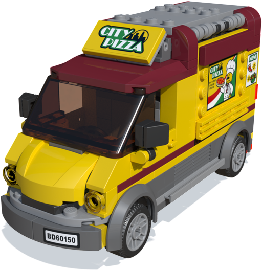Lego® City Game Messages Sticker-4 - Model Car (618x618)