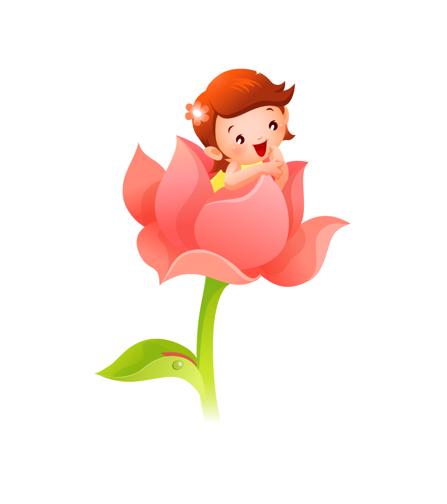 Child Cartoon Flower - Child (1005x1109)