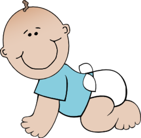 Birth Of Napoleon - Baby Clipart (490x480)