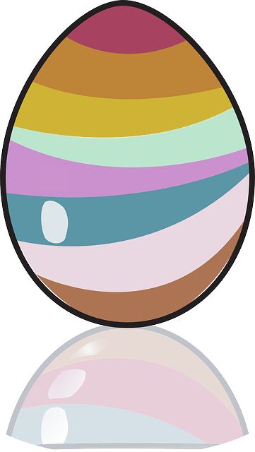 Many Decorated, Cartoon, Egg, Holiday, Easter, Colors, - Huevo De Pascua (361x640)