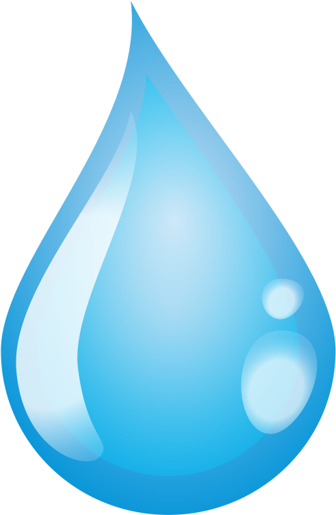 One Water Drop Illustration - Water Station Clipart (508x800)