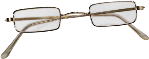 Benjamin Franklin With Glasses - Square Glasses (500x500)