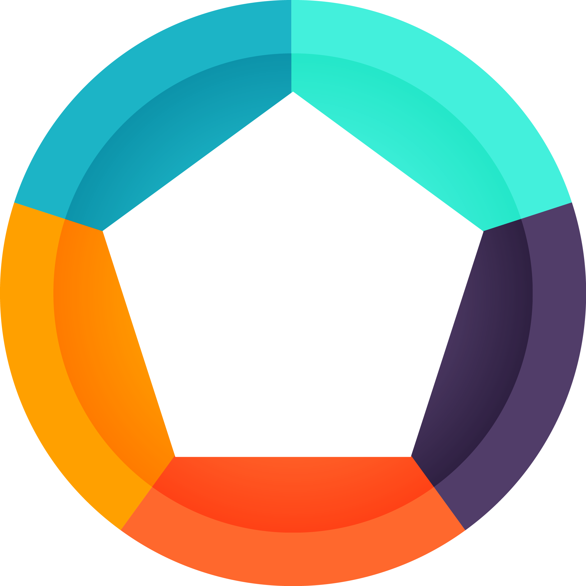 Circle Logo Clip Art - Pie Chart (2217x2217)