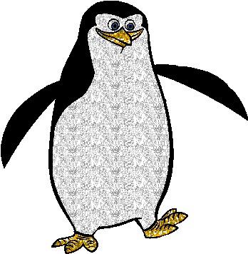 Penguin Glitter Gif - Penguin Glitter Gif (362x364)