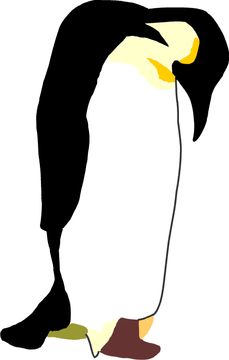 ペンギン ペンギン - ペンギン 背景 透過 (453x713)