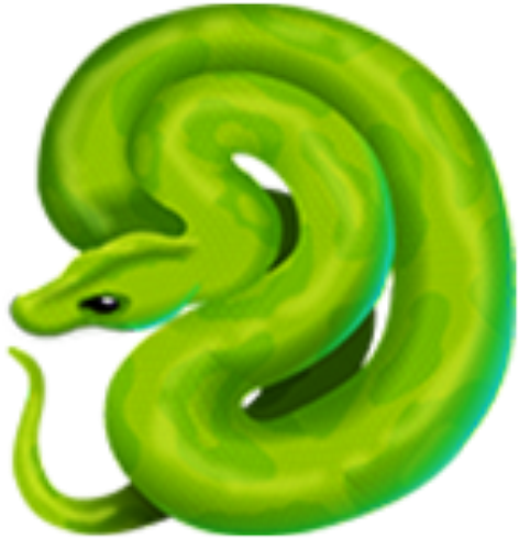 Smooth Green Snake Clipart Poker - Slot Machine (618x618)