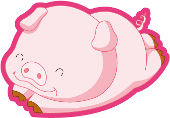 Domestic Pig Cartoon Drawing Clip Art - 猪 图片 (553x517)