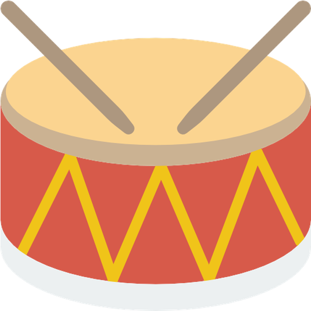 Drum Free Vector Icon Designed By Madebyoliver - Drum (1200x630)