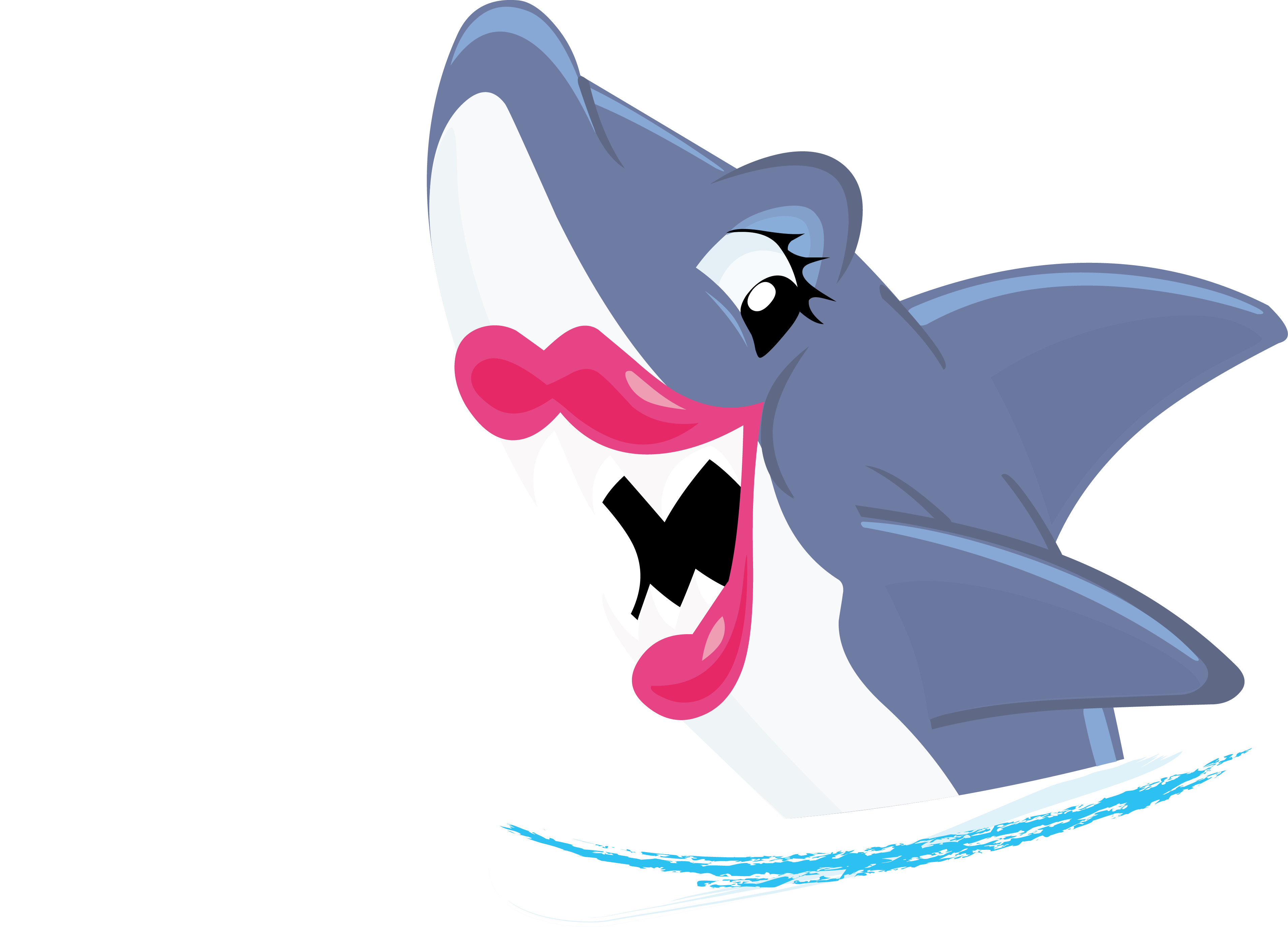 Shark Euclidean Vector Clip Art - Shark Euclidean Vector Clip Art (3821x2751)