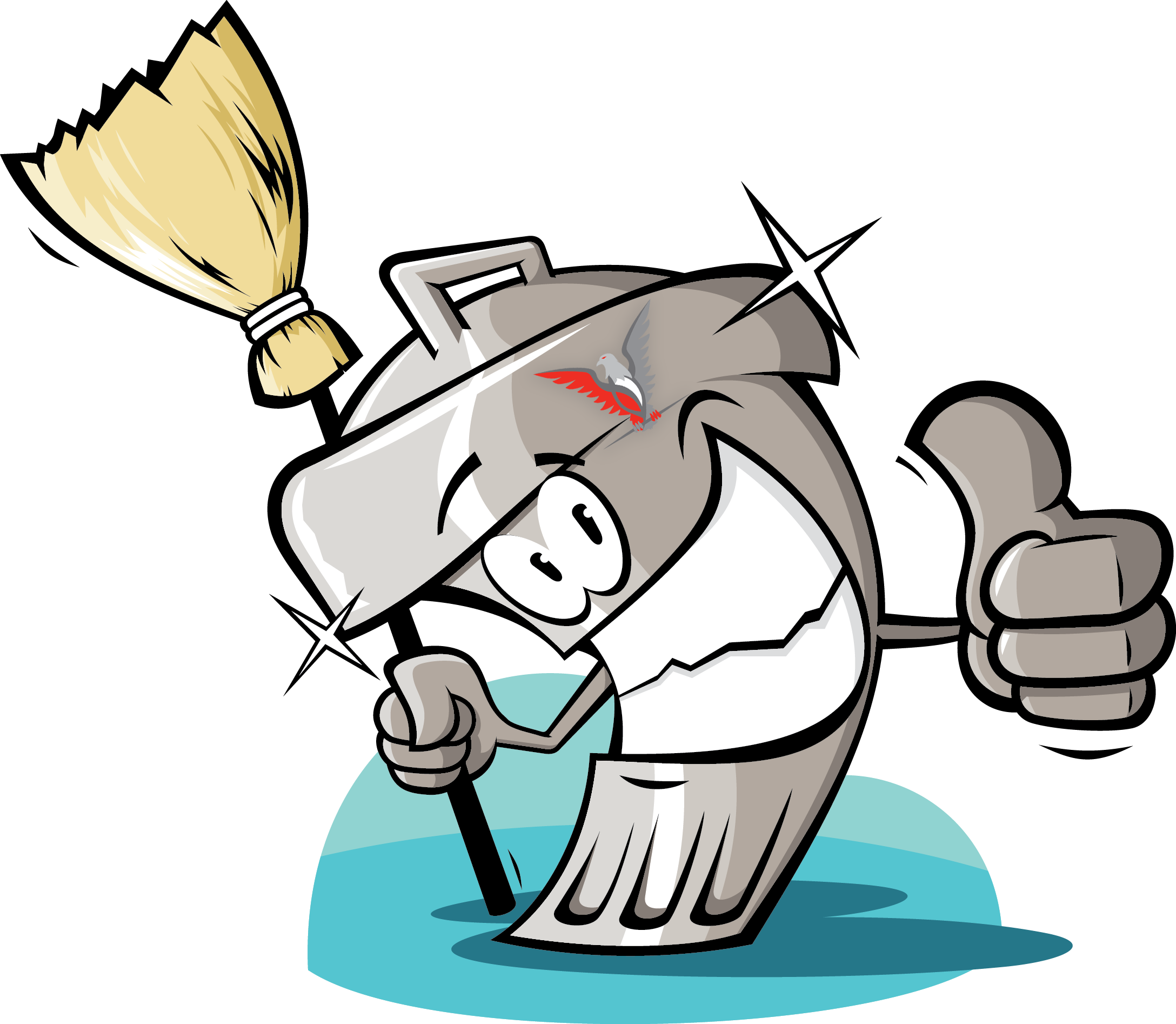 Why Do Ci Employees Take Out Our Own Garbage For The - Waste Container (2176x1894)