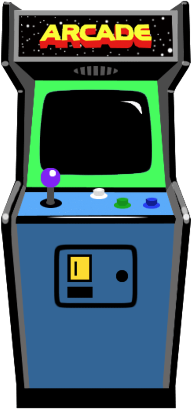 Retro Arcade Transparent Png - Arcade Machine Clip Art (1440x2700)