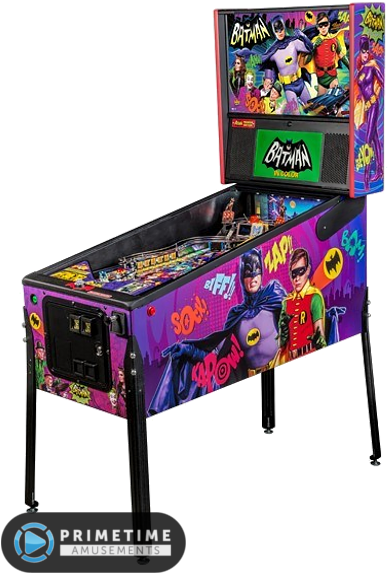 Batman 66 Premium Pinball Machine - Stern Aerosmith Premium Pinball Machine With Shaker (450x662)