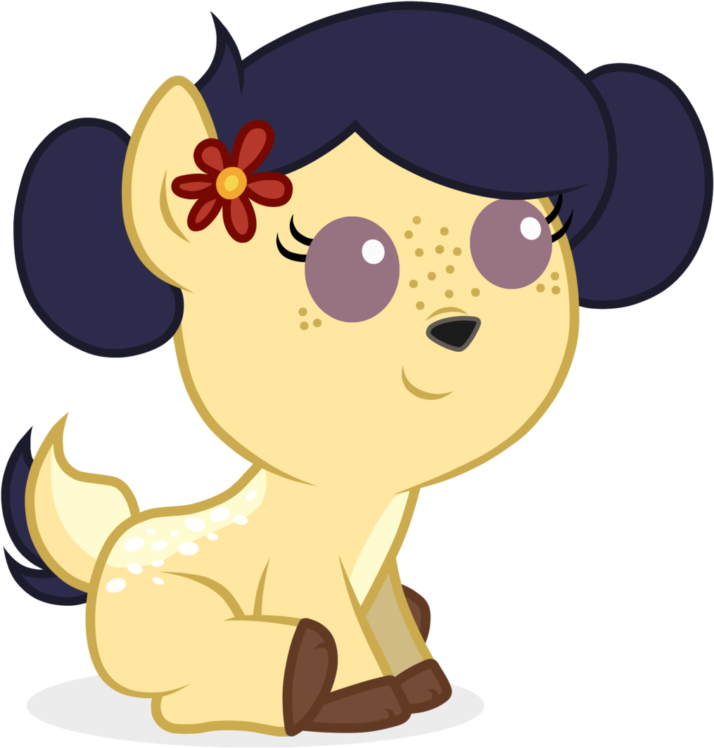 P B Jay, Deer, Deer Pony, Fawn, Female, Filly, Hybrid, - Cartoon (1024x1074)