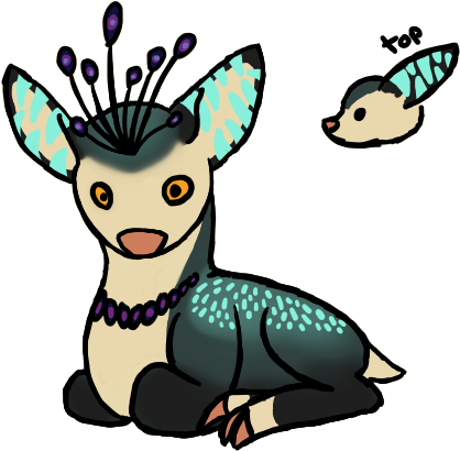 I Made A Derpy Duck-fawn And A Fawn With Funny Looking - Cartoon (500x500)