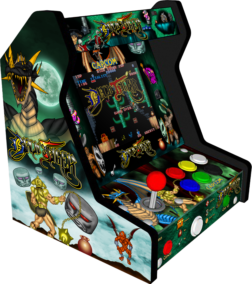 Battlestoriesfan 4 39 Black Tiger Arcade Arts Mini-bartop - Arcade Arts (881x991)
