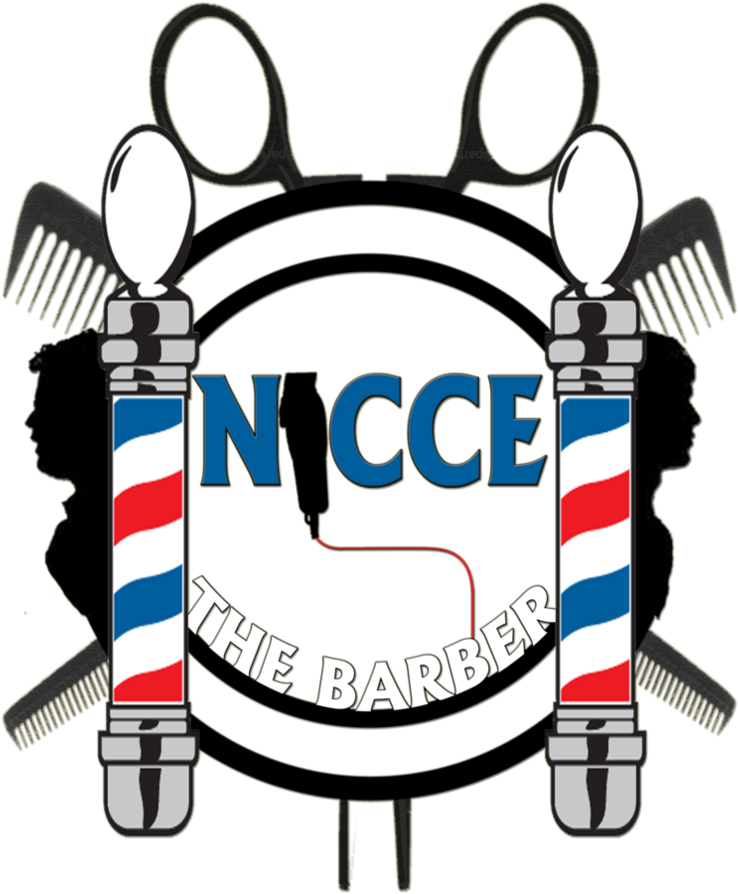 Nicce The Barber Logo 2 By Dubledz - Silhouette Head And Shoulders (894x894)
