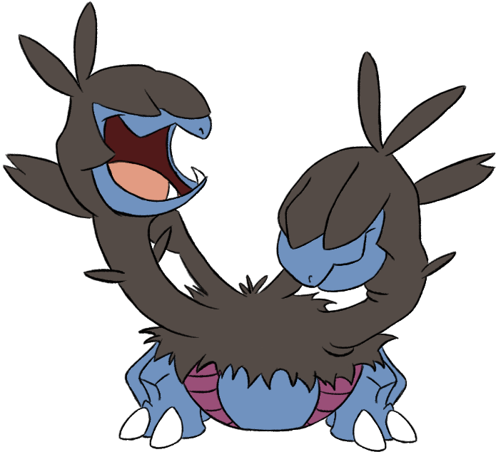 Pokemon Black & White Cartoon Fan Art Clip Art - Zweilous (753x687)