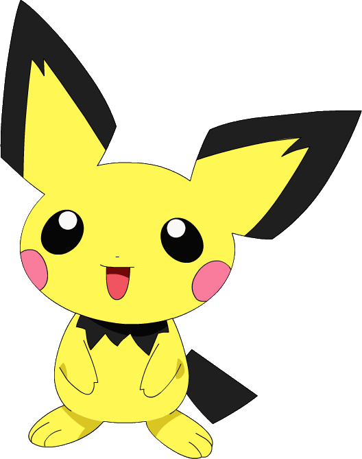 Pokemon Black And White 2 Characters Download - Pokemon Pichu (528x669)