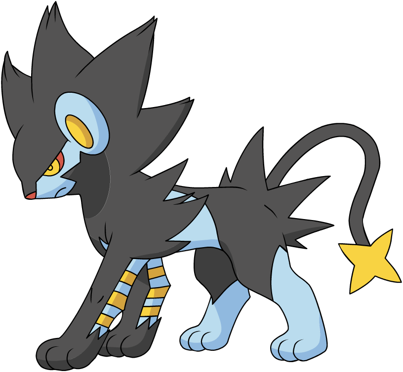 Pokemon Black And White 2 Character Names Download - Pokemon Luxray (816x754)