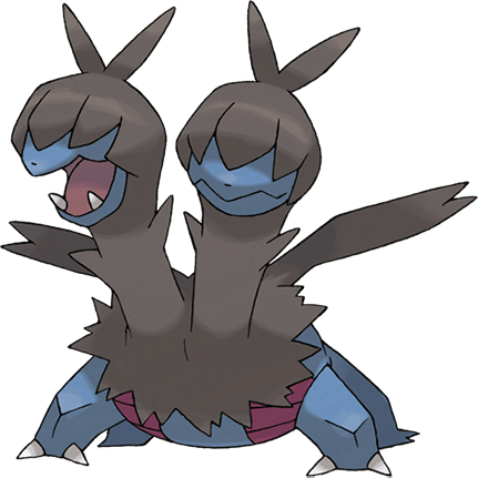Official Artwork And Concept Art For Pokemon Black - Pokemon Zweilous (431x431)