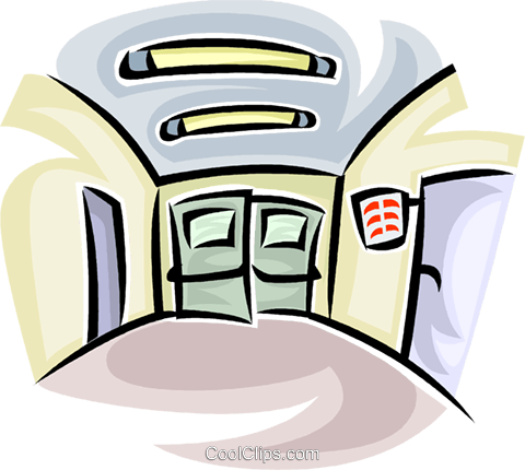 Hospital Royalty Free Vector Clip Art Illustration - Hospital Royalty Free Vector Clip Art Illustration (480x430)
