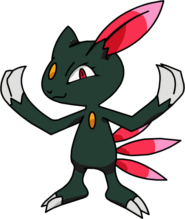 New Pokemon In Pokemon Black And White 2 Download - Pokemon Sneasel (626x742)