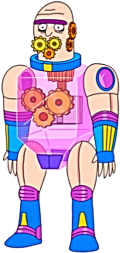 Leaked Concept Art For Invention Xp Boosting Outfit - Gearhead Rick And Morty (250x514)