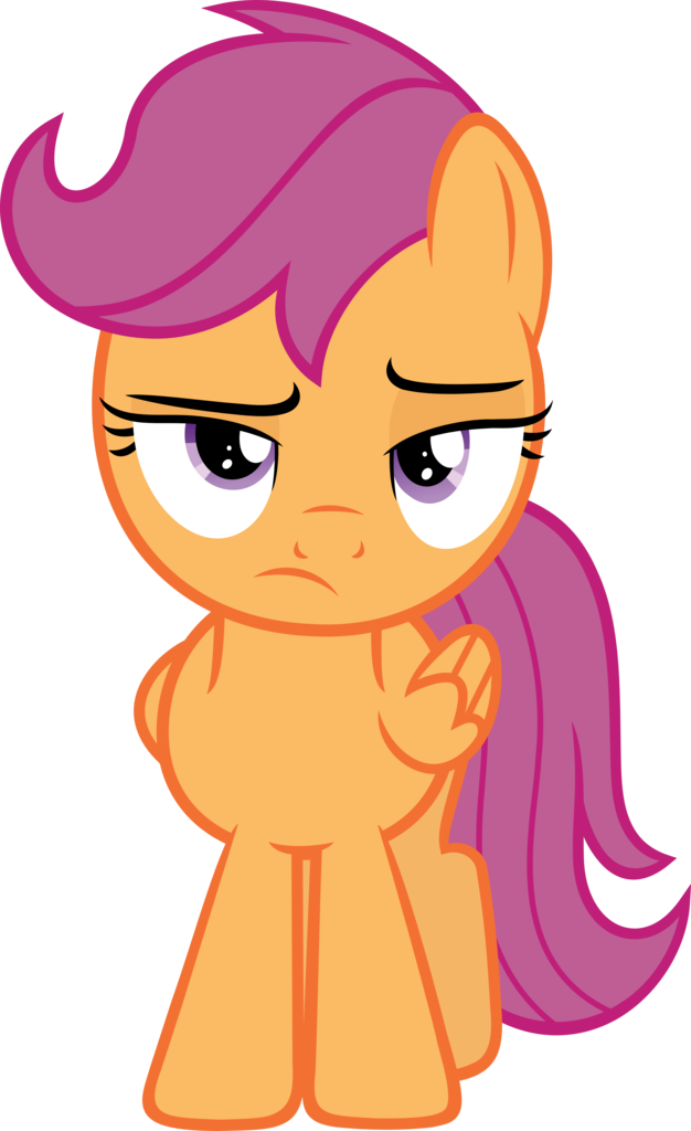 Slb94, Looking At You, Safe, Scootaloo, Scootaloo Is - Mlp Scootaloo Vector (626x1024)