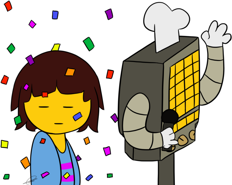 The Mettaton Cooking Show By Panthergazekitty - Cartoon (1017x786)
