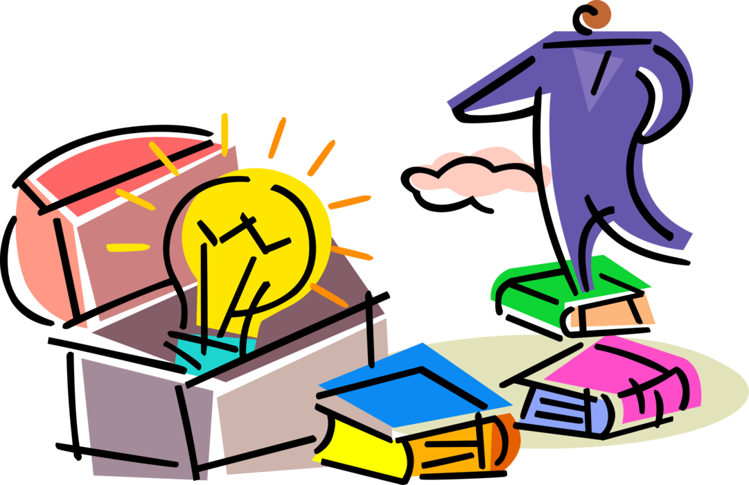 Vector Illustration Of Education And Knowledge Leads - Vector Illustration Of Education And Knowledge Leads (1081x700)