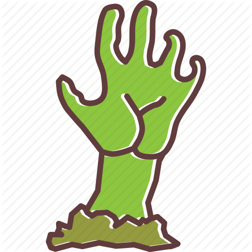 Creepy Clipart Hand - Clip Art (512x512)
