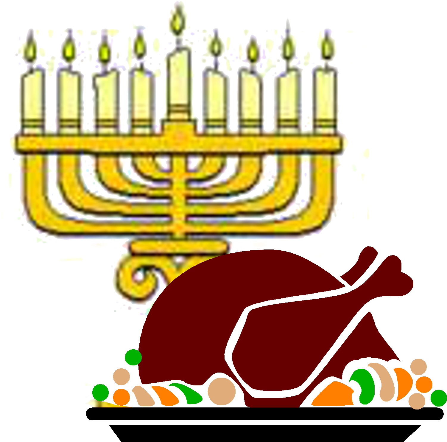 Especially For Hanukkah And Thanksgiving - Hanukkah Clip Art (1500x1500)