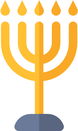 Menorah Free Icon - Hanukkah (512x512)