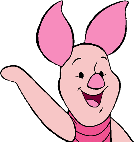 Baby Animals - Piglet From Winnie The Pooh Face (489x501)