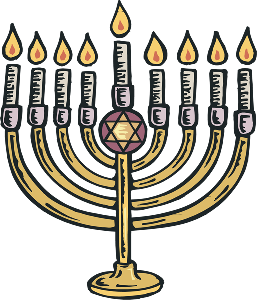 Hanukkah - Sacred Objects Of Judaism (640x749)