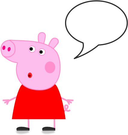 Peppa Pig Clipart Transparent (566x800)