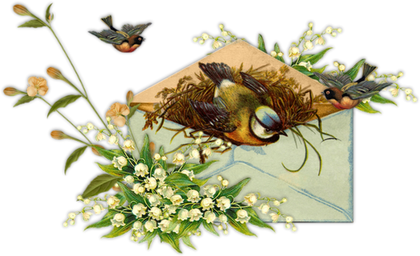 Http - //lemondedegaiaetthemis - Centerblog - Net 1er - Blue Tit Bird Envelope Woodland Wooden Brooch Pin Love (600x367)